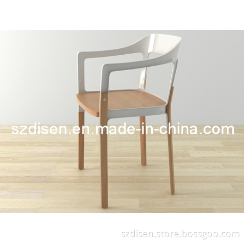 Steel Wood Restaurant Chair (DS-C192)